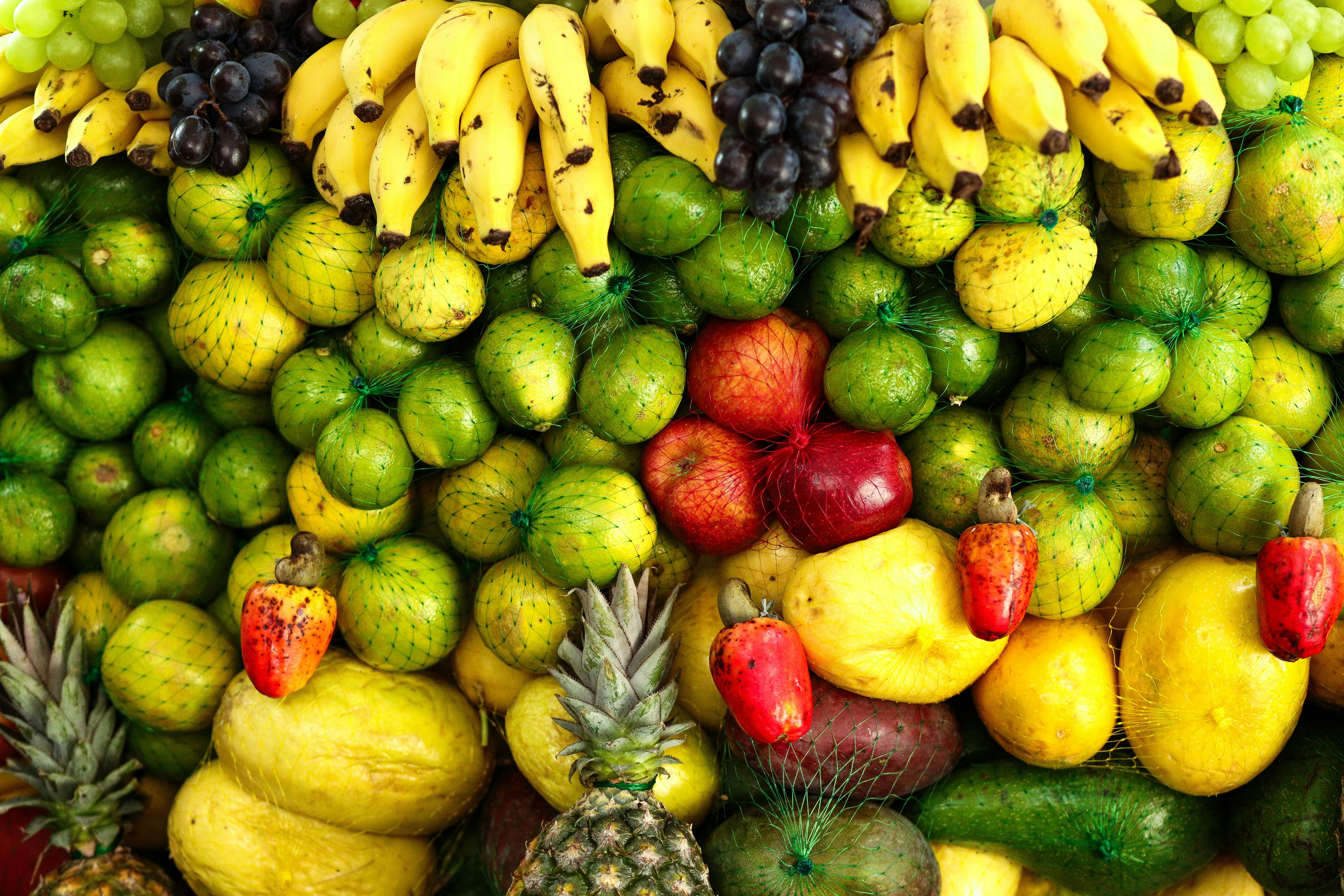 Fresh tropical fruits
